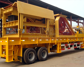 轮胎式移动破碎站